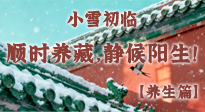 【節(jié)氣養(yǎng)生】小雪初臨：順時養(yǎng)藏，靜候陽生！